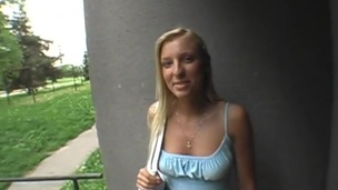 teen blonde blowjob reality