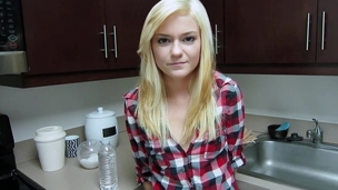 teen blonde petite cute coed fun white reality college pov